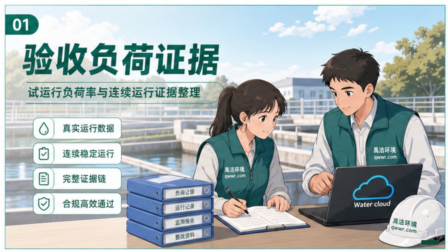 环保验收试运行负荷率与连续运行证据整理示意图