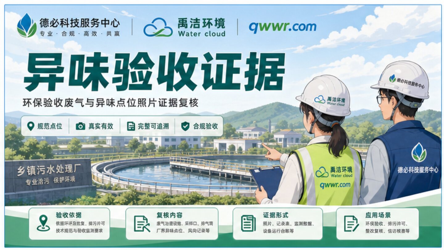 环保验收废气与异味点位照片证据复核示意图