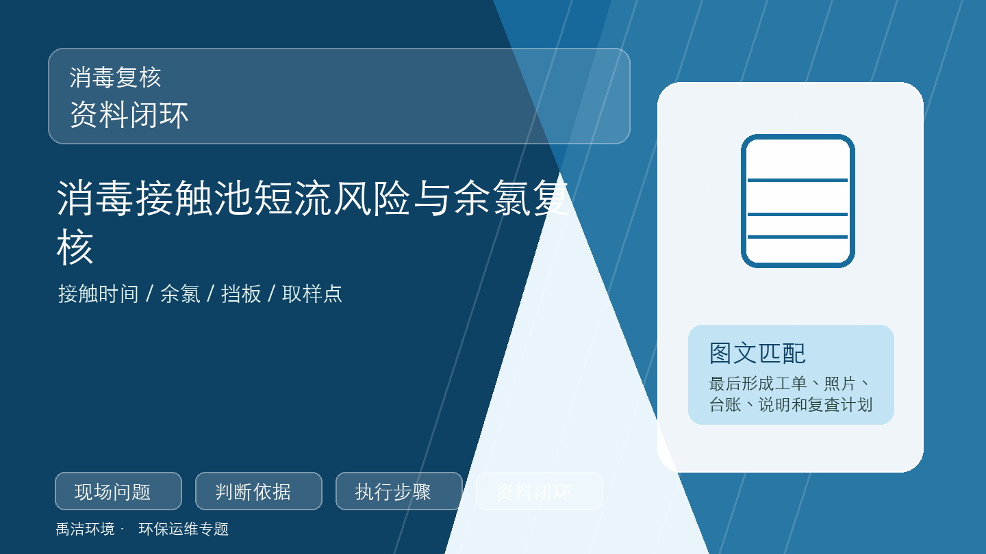 消毒复核资料闭环
