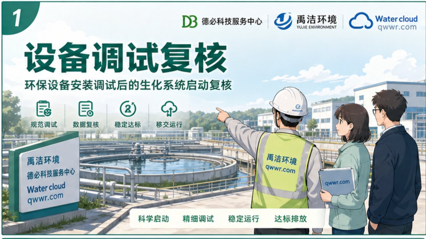 环保设备安装调试后的生化系统启动复核示意图
