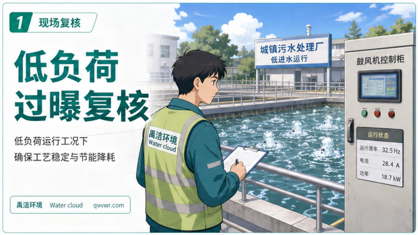 低负荷过曝与污泥老化复核示意图