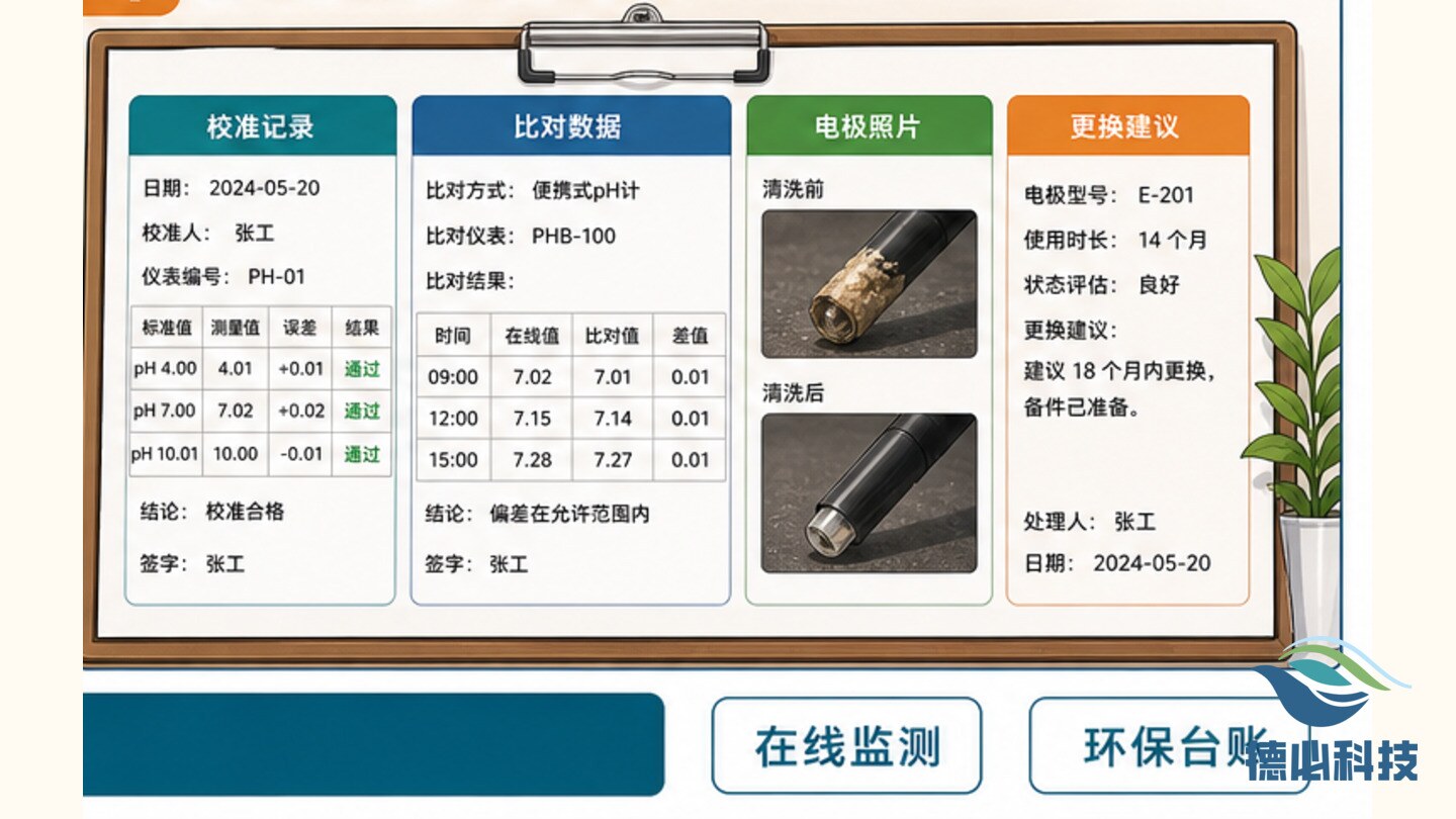 在线监测异常说明归档