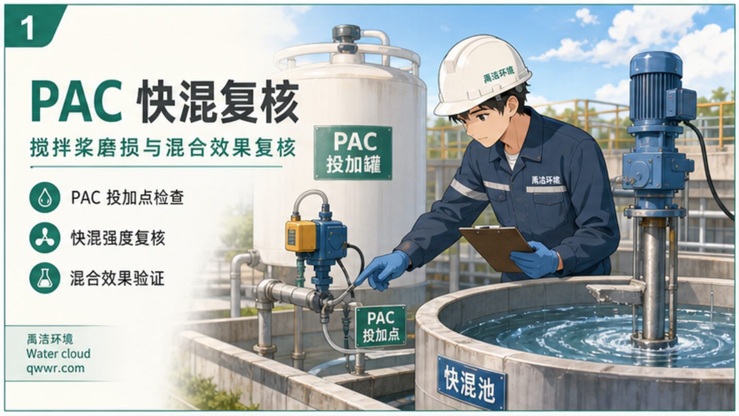 PAC 快混搅拌桨磨损与混合效果复核示意图