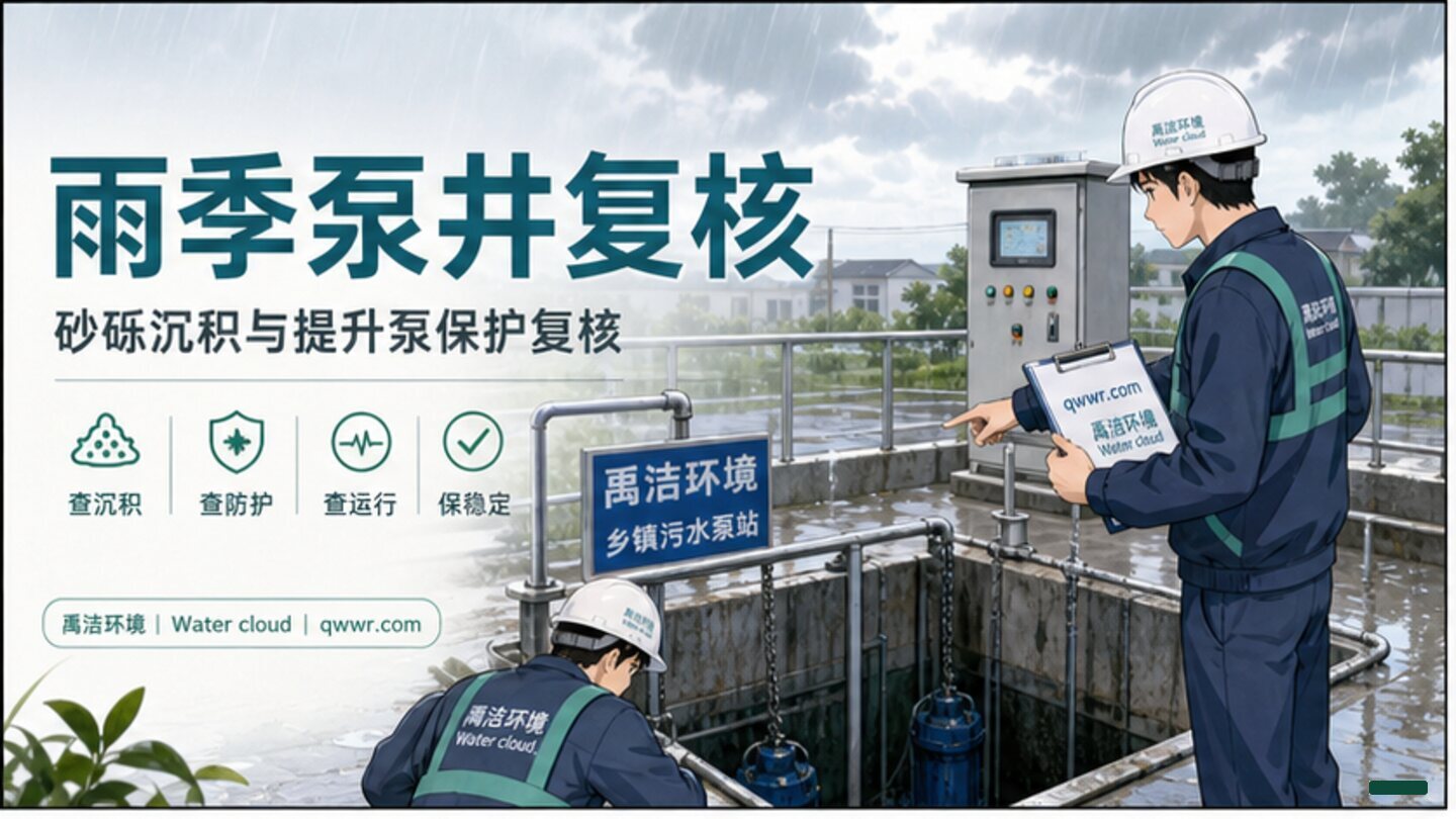 雨季泵井砂砾沉积与提升泵保护复核示意图