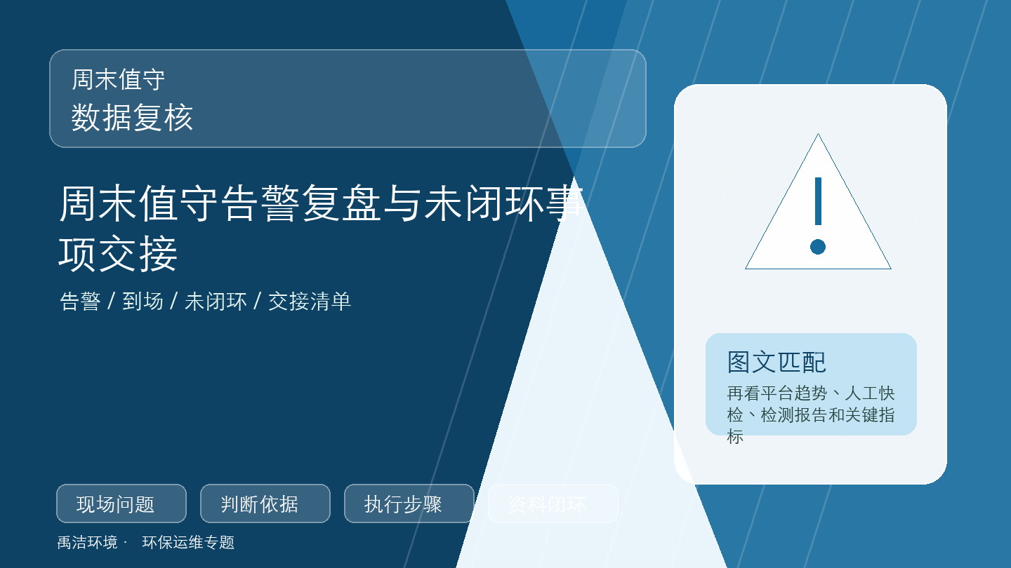 周末值守数据复核