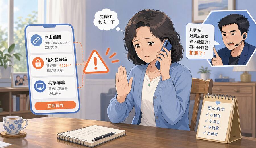 陌生电话说你开通了免密支付 先别急着按提示关闭