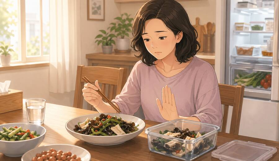 凉拌菜剩下后放进冰箱 也别第二天随手就吃