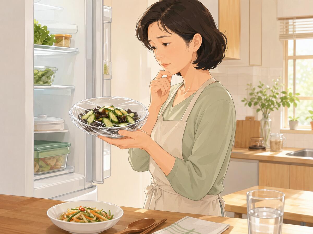 凉拌菜剩下后放进冰箱 也别第二天随手就吃