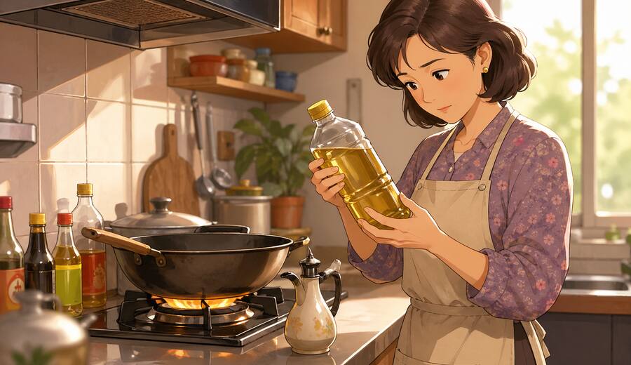 家里这几种油看着还能用 有哈喇味就别再留