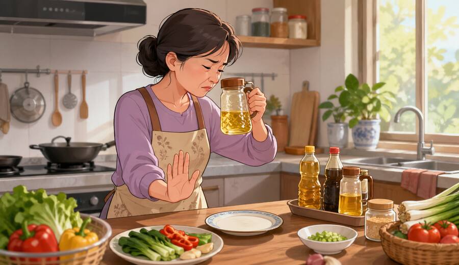 家里这几种油看着还能用 有哈喇味就别再留