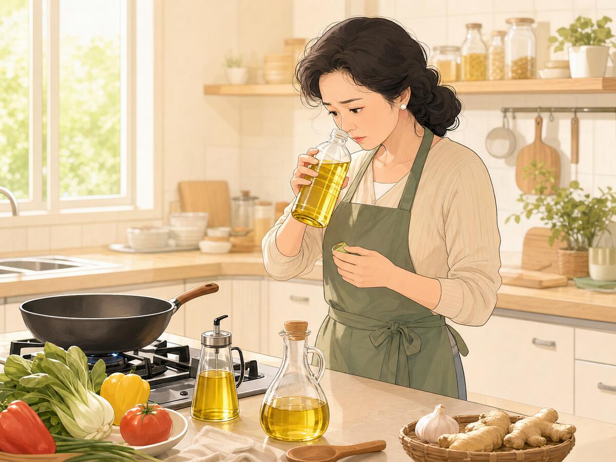 家里这几种油看着还能用 有哈喇味就别再留