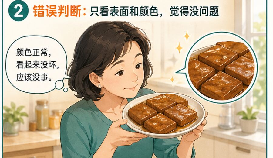 冷藏卤豆干放了几天 先别切一切就继续吃