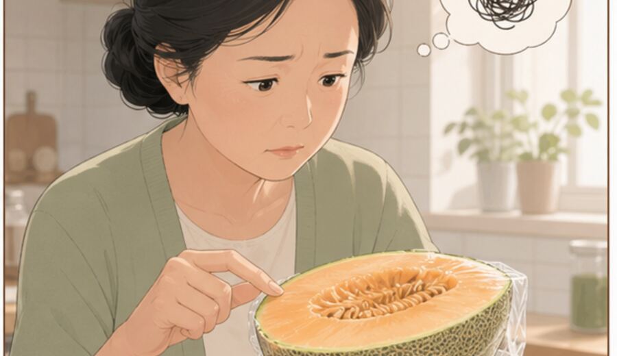 切开的哈密瓜在冰箱放过夜 先别觉得第二天都能继续吃