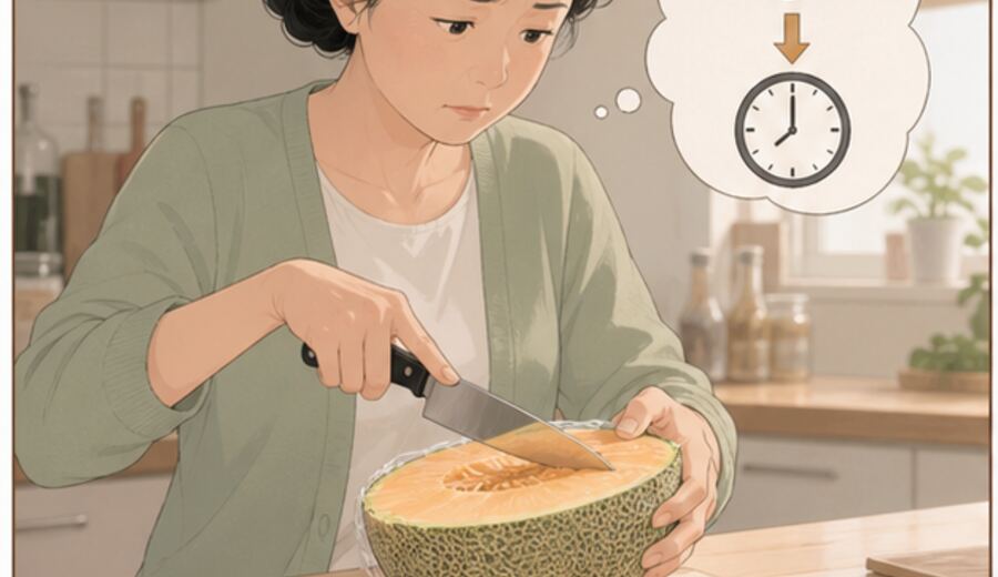 切开的哈密瓜在冰箱放过夜 先别觉得第二天都能继续吃