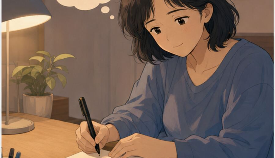 睡前总想把白天每句话再想一遍 先写下一句收尾