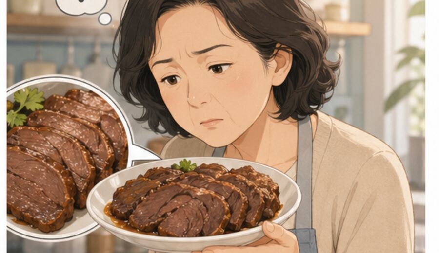 冷藏卤牛肉放了三天 先别切一切就上桌