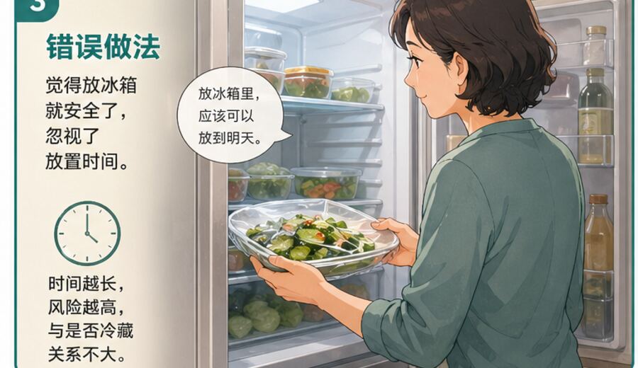 凉拌黄瓜放了大半天 先别觉得冰一冰还能继续吃