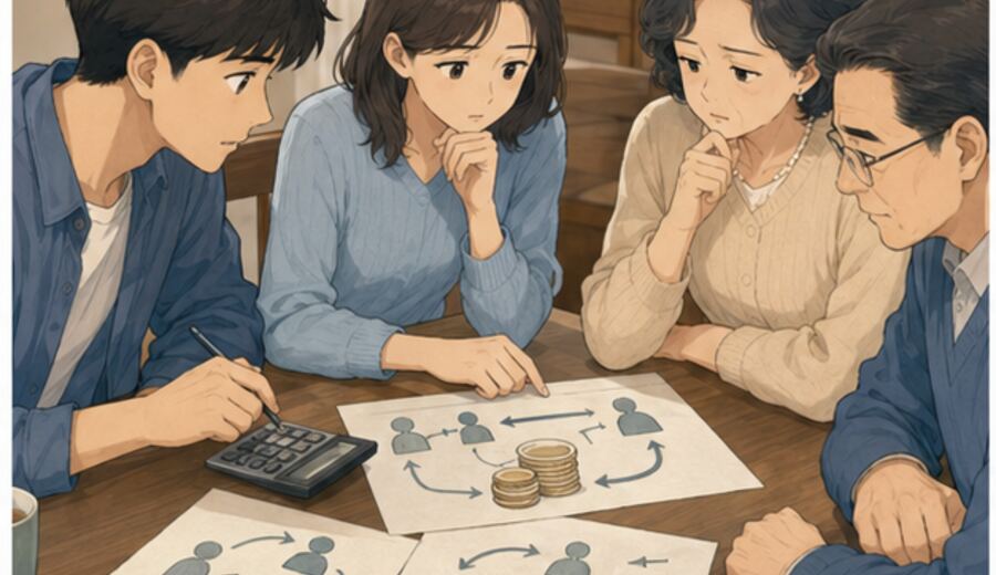 家里一提帮谁垫钱就先别急着表态 先把来回账算清