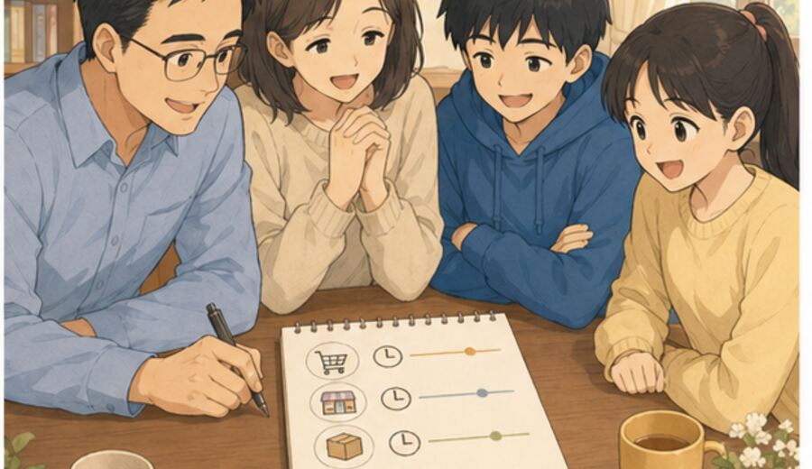 家里一谈谁去跑腿就互相躲 先把先后和时限定清