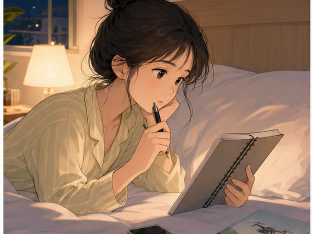 躺下后总想把明天每一步都排满 先给自己留一格空白