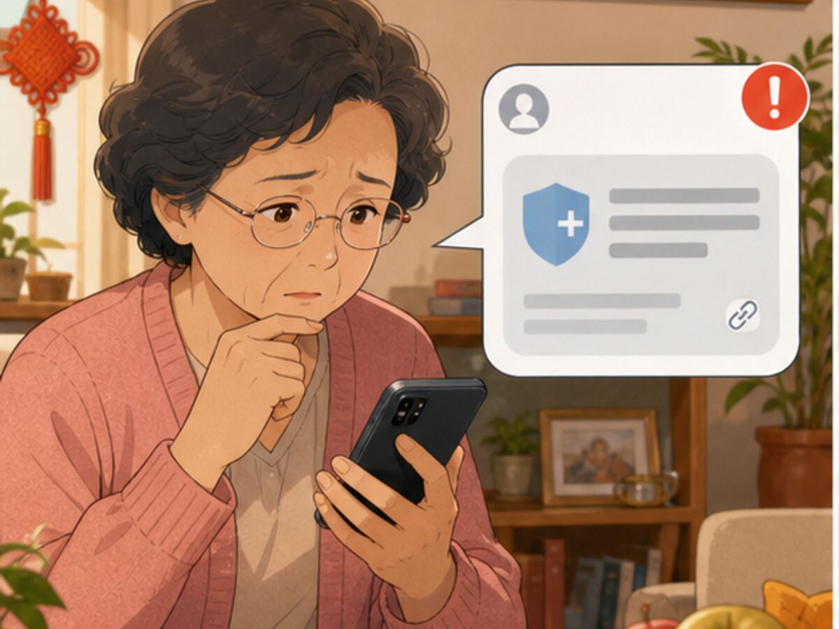 短信说你的医保账户年度清分待确认 先别急着点核验