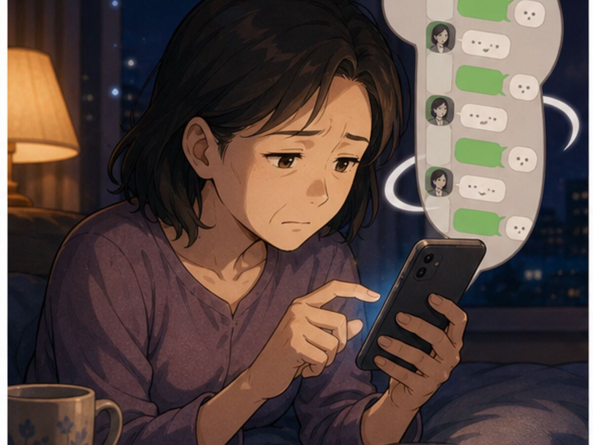 晚上总想把聊天记录再看一遍 先给自己定个收口时间