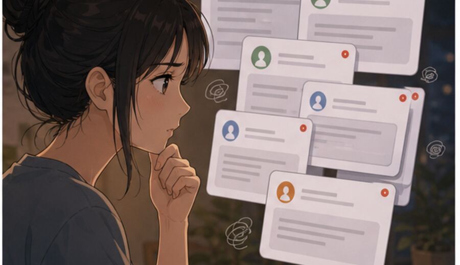 一想到还有消息没回就先紧张 先把最重要的一条单独放出来
