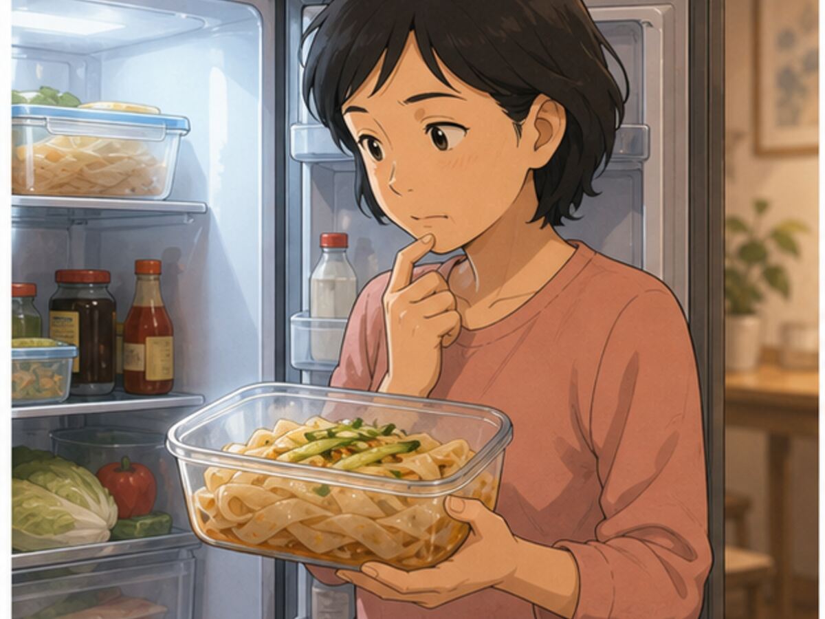 冷藏凉皮放了一夜 先别觉得第二天拌一拌就行