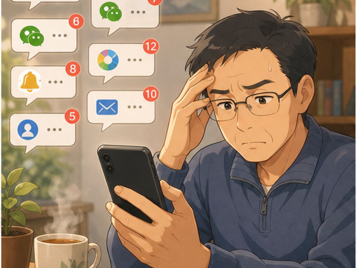 一看到未读消息就先紧张 先把回复顺序写下来