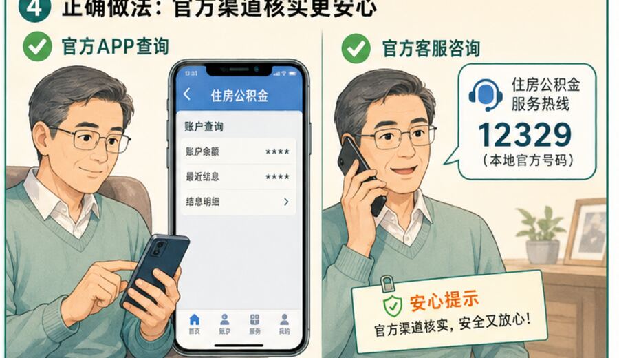 短信说你的公积金年度结息待补签收 先别急着点确认