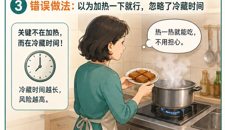 冷藏卤豆干放了几天 先别觉得加热一下还能吃