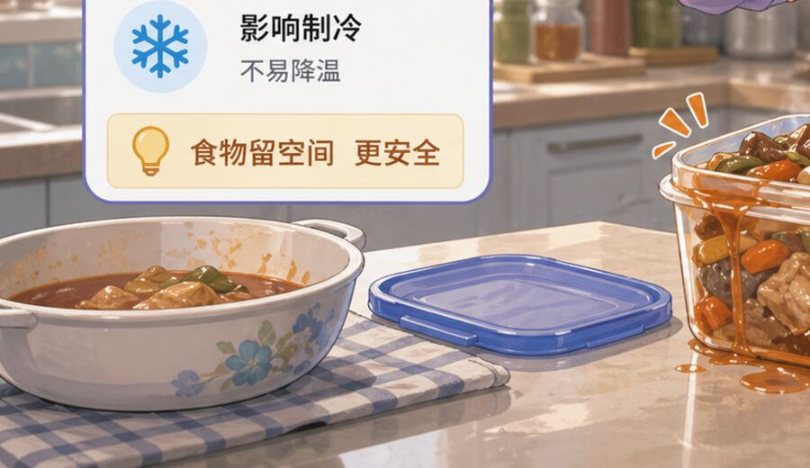 盒子装得太满就塞进冰箱 先别觉得省事就更稳妥