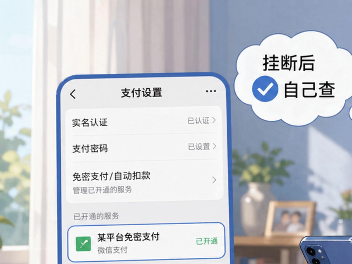 陌生人说能帮你关闭自动扣费 先别急着点链接