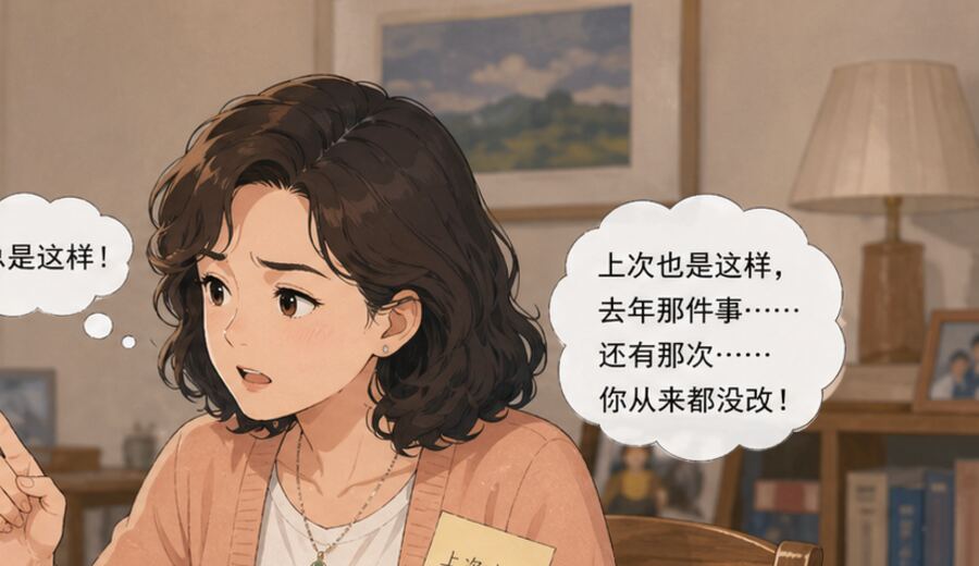 一开口就把旧账全翻出来 先别让这次越扯越远