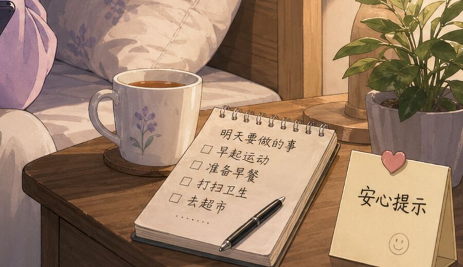 躺下后还在惦记明天没做完的 先别把后面全搬到今晚