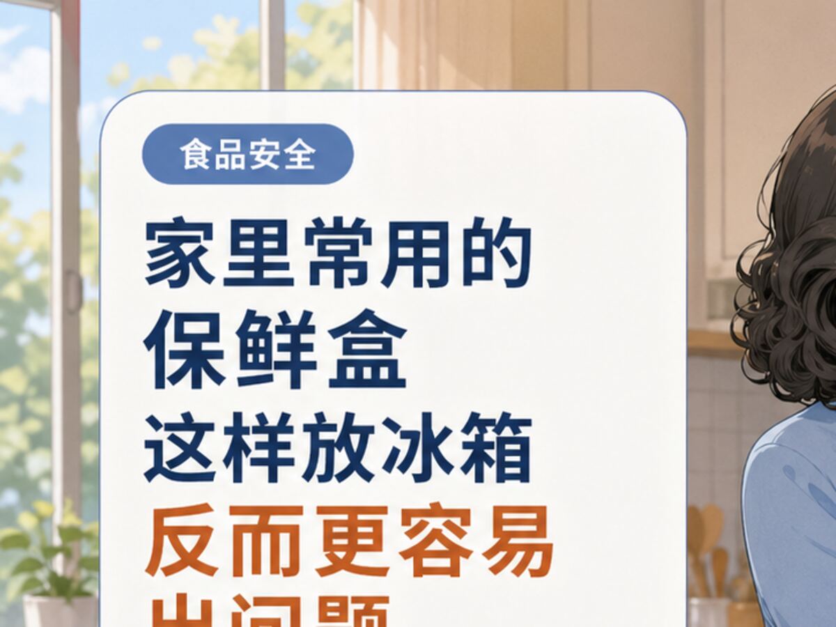 家里常用的保鲜盒不写日期 先别让这口一拖再拖