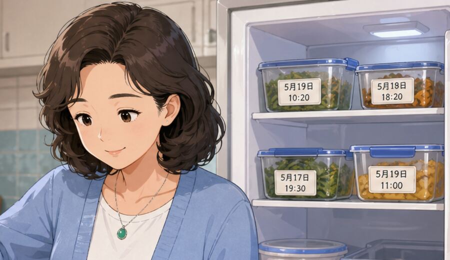 剩饭剩菜 先少做一点 及时分装标好时间