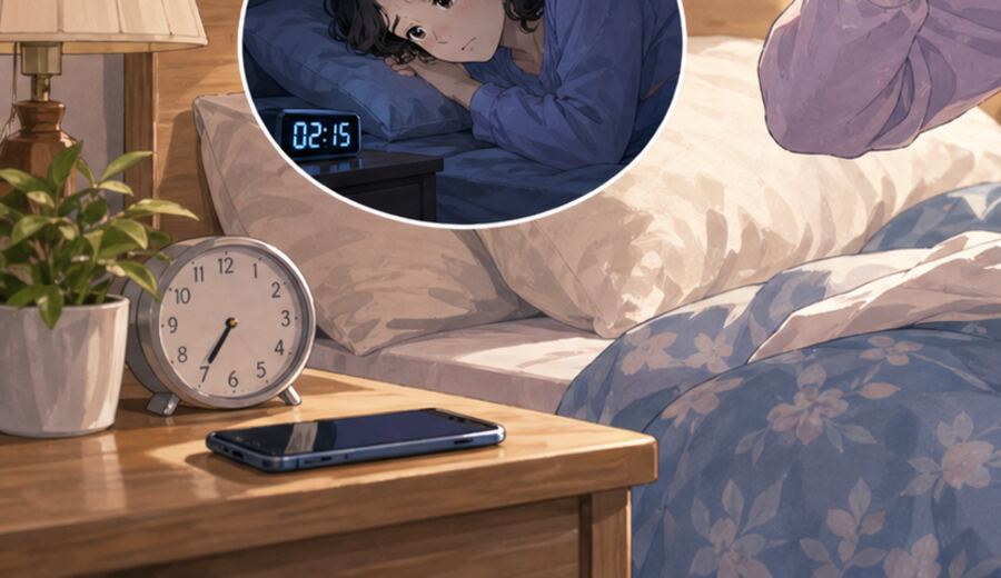 半夜醒来总惦记后面的事 先别把整晚都压在一刻钟里