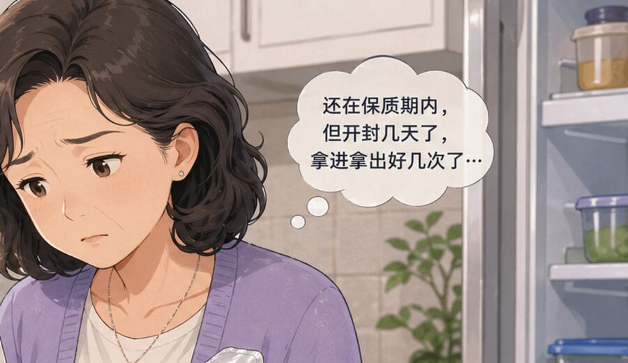 开封奶制品别放冰箱门边 先放冷藏里层更稳妥