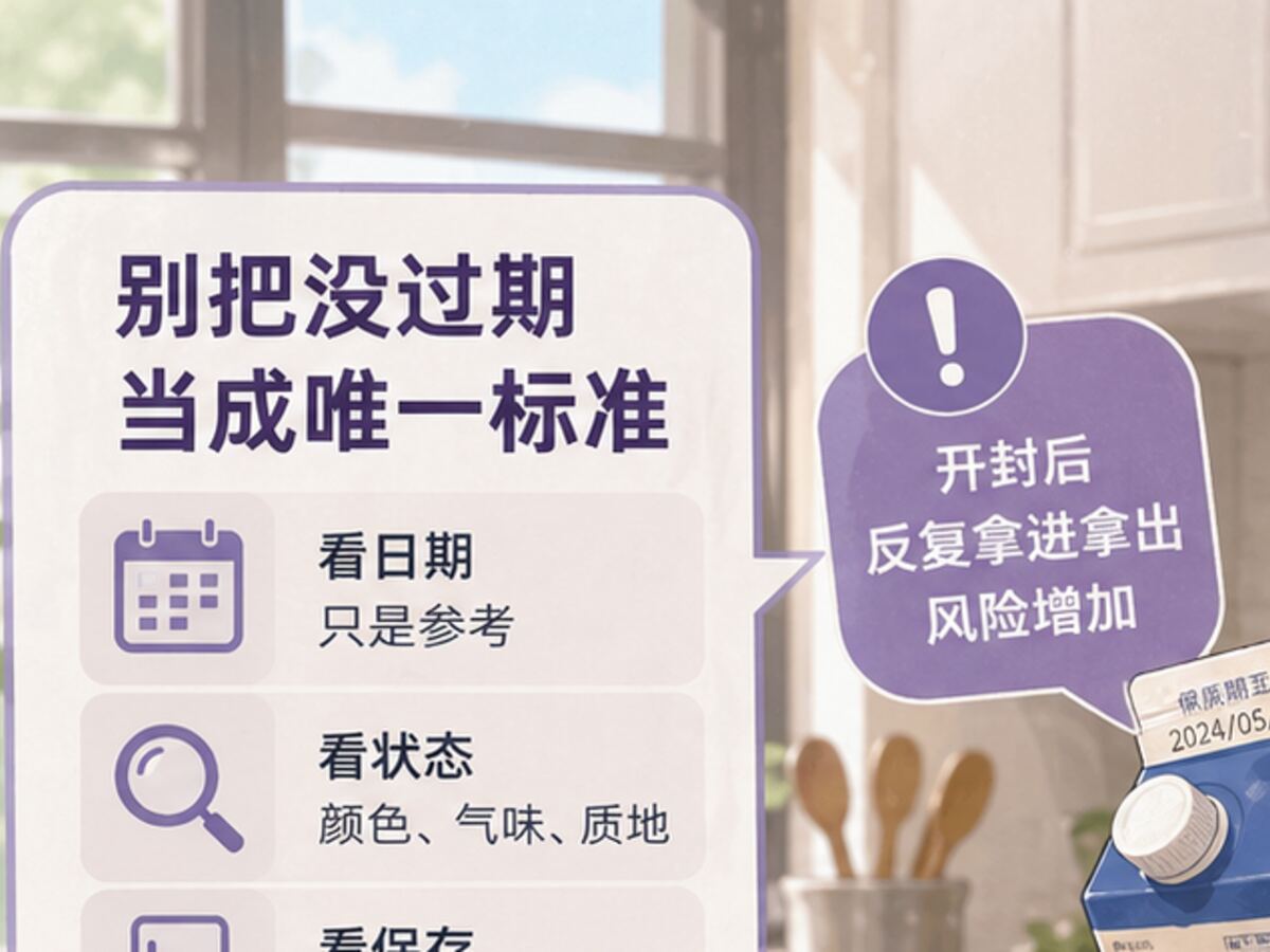 开封奶制品别放冰箱门边 先放冷藏里层更稳妥