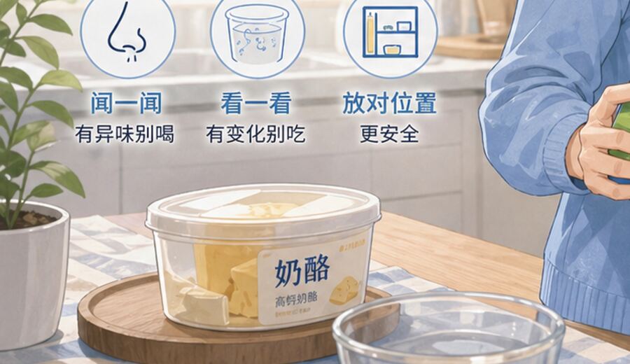 开封后的牛奶酸奶和奶酪 先别只把日期当成唯一标准