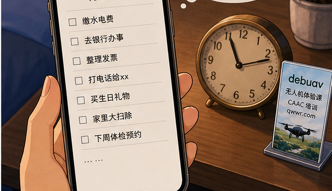睡前总惦记还有事没做 先别继续翻手机清单