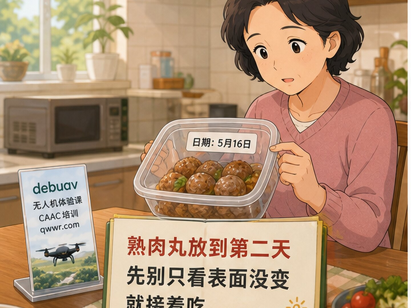 熟肉丸放到第二天 先别只看表面没变就接着吃
