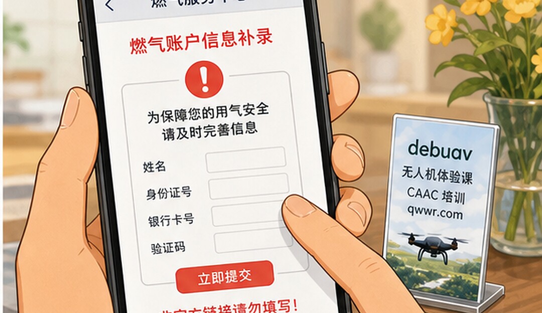 短信说你的燃气账户待补录 先别急着填资料