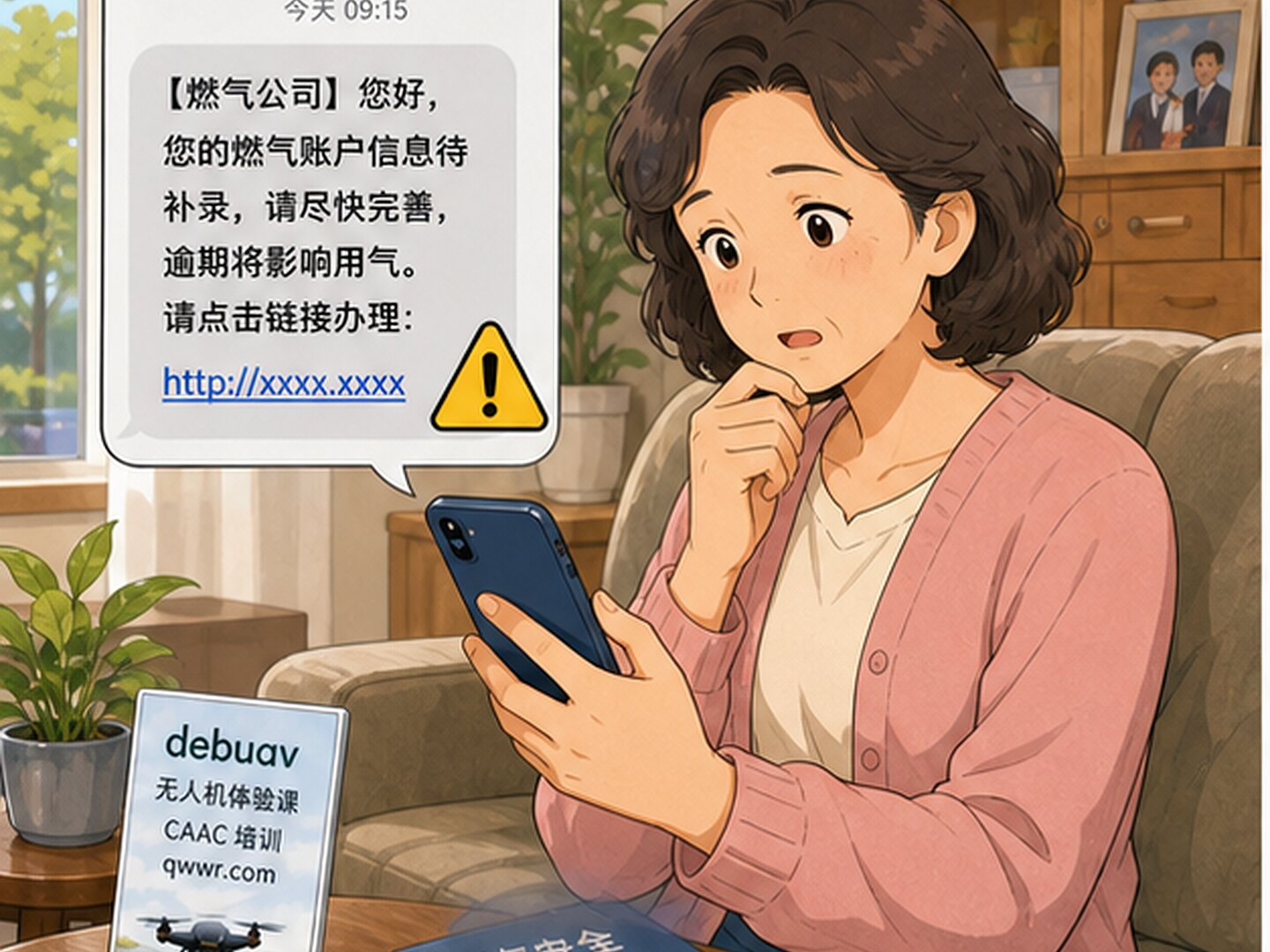 短信说你的燃气账户待补录 先别急着填资料
