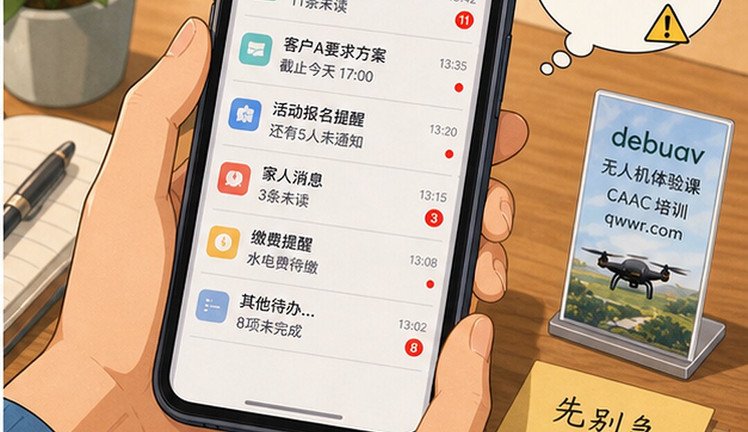 下午越忙越想硬顶 先把手边最重的一件放下来