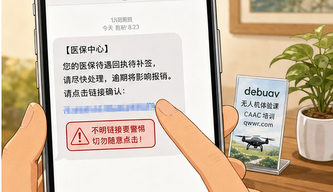 短信说你的医保待遇回执待补签 先别急着点确认