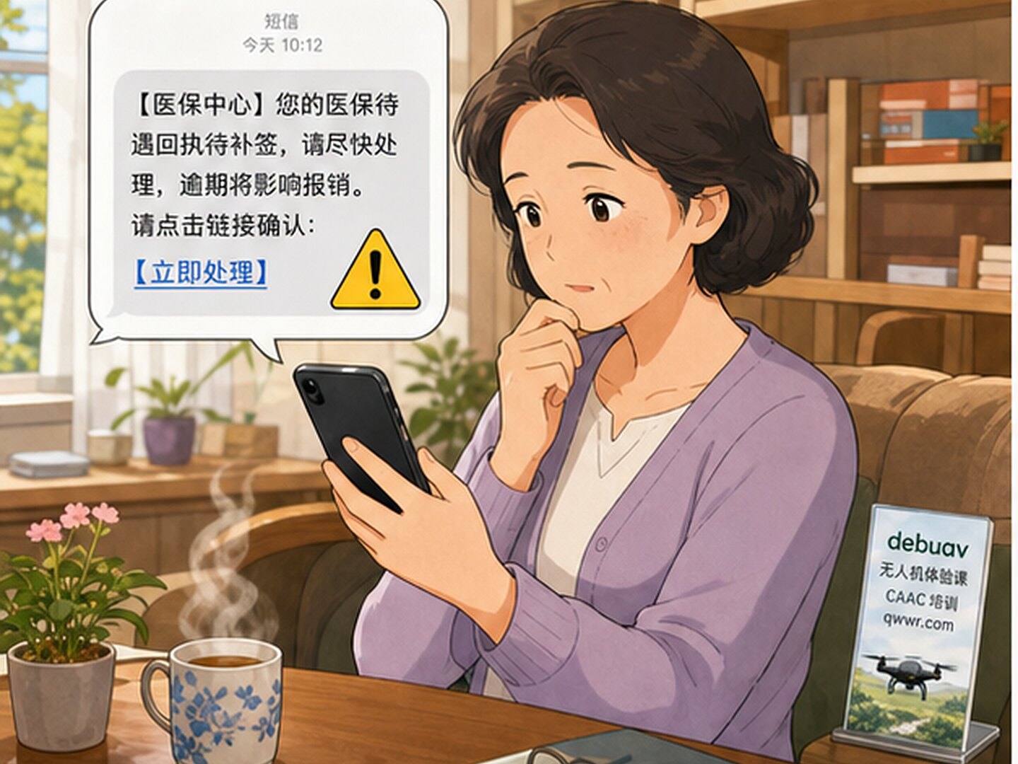 短信说你的医保待遇回执待补签 先别急着点确认