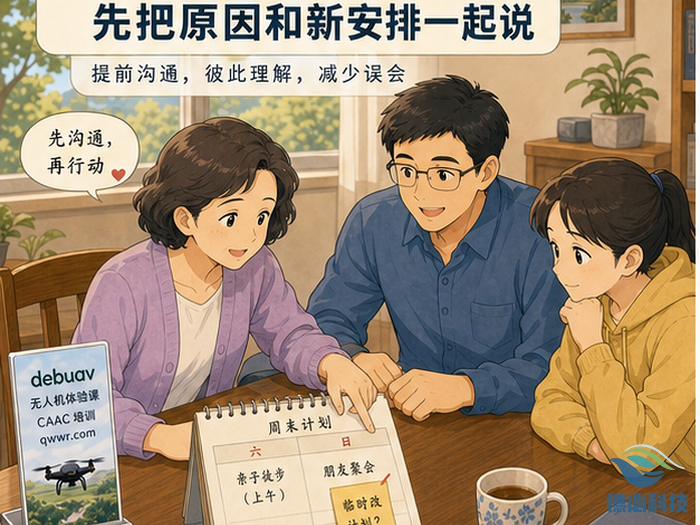 周末临时改计划 先把原因和新安排一起说