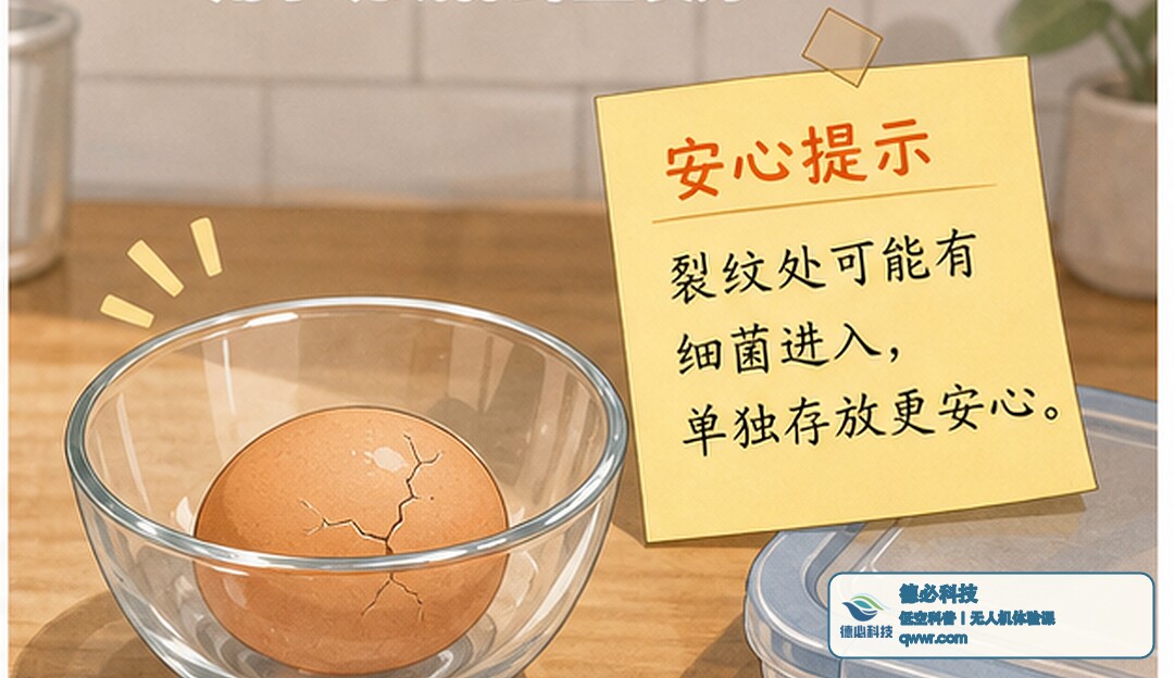 鸡蛋外壳有裂纹 放进冰箱前先分开放